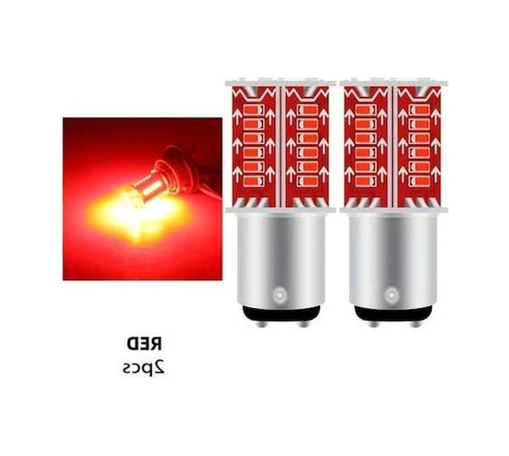 Trendooze Turcoshop11 2 Adet 1157 Kırmızı 30 Led Şelale Efektli Araç Işıkları