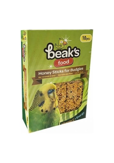 Beaks Ballı Muhabbet Kuşu Krakeri 10 Lu