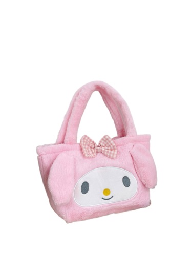 Melody Peluş Çanta Kare Çanta Pembe