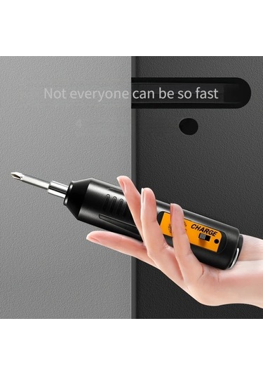 Honeybeeshop 12 Adet Kablosuz Elektrikli Tornavida Seti 3 6v Şarjlı Matkap Usb Şarj Lityum Pil Ev Onarım Aksesuarlar Dahil