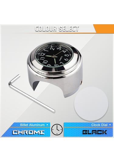 Evrensel Motosiklet Gidon Metre Bisiklet Saat Motosikletler K20473-2