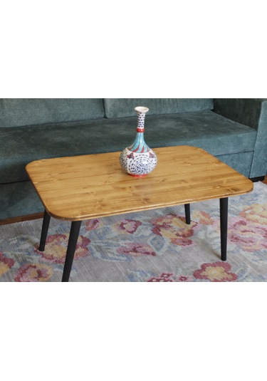 Ahşap Orta Sehpa-köşeli - 60 X 97 Cm