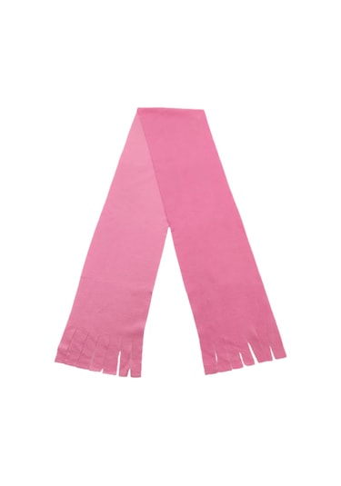 Çocuk Kışlık Pembe Polar Atkı Pembe