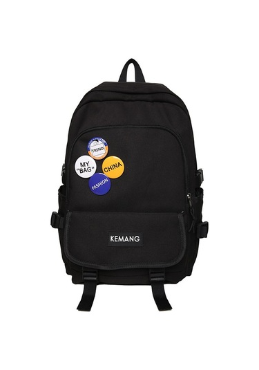 Geniş Kapasiteli Ergonomik Sırt Çantası Lise Ve Üniversite Öğrencileri İçin Şık Ve Dayanıklı Okul Çantası, Seyahat Ve Günlük Kullanım İçin Pratik Tasarım Siyah