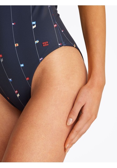 Tommy Hilfiger Tommy Hılfıger Kadın Mayo Uw0uw05264-02f Lacivert