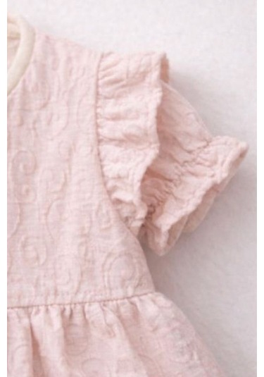 Baby Corner Fırfırlı Kız Bebek Elbise Pembe
