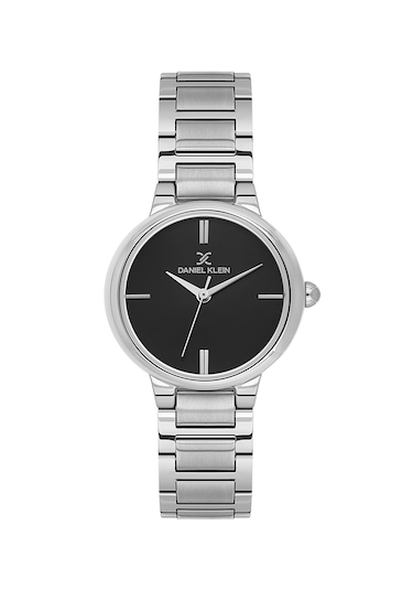 Daniel Klein 8682308394861 Çelik Kordonlu Elegant Sevgili Çift Kol Saatleri Siyah - Gümüş