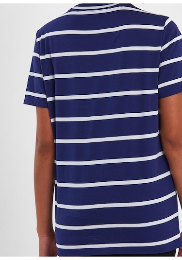 Alexander Gardi Alexandergardı Çizgili Regular Fit T-shirt E23-00148 001