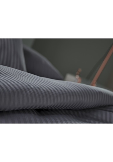 Saten Artline Nevresim Takımı Çift King Size - Gri
