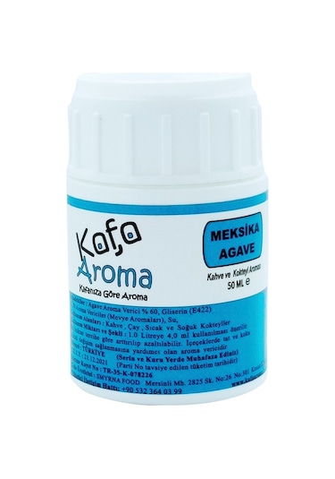 Kafa Aroma Meksika Agave Aroması Hazır Karışım 50 ML