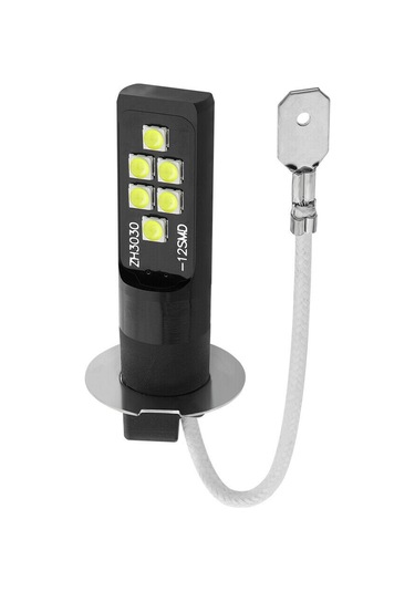 Geeroyoo H3 12led Otomobil Faren Lambası 6000-6500k Beyaz Işık 12v 2 Adet Paket