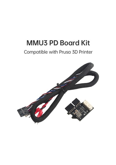 Jeemson Prusa Mmu3 İçin 3d Yazıcı Aksesuarı - Çok Renkli Yazdırma Modülü, Örgülü Kablolu Güç Ünitesi Seti