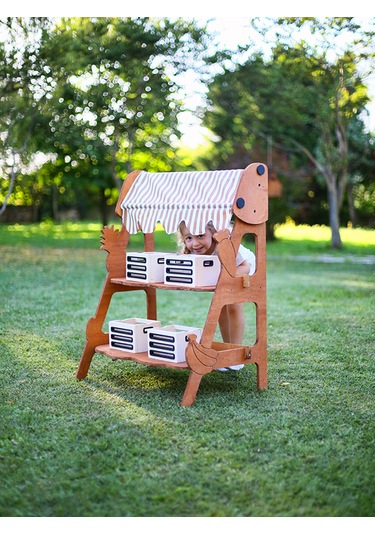 Mandu Ahşap Çocuk Manav Tezgâhı Çok Renkli