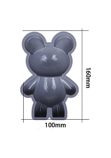 Soulader 3 Boyutlu Sevimli Ayı Şekilli Silikon Kalıp Kırılabilir Çikolata Yapımı İçin Mousse Pasta Dekorasyonu Ve Fırıncılık Aksesuarları Mutfak Ürünleri Çok Renkli