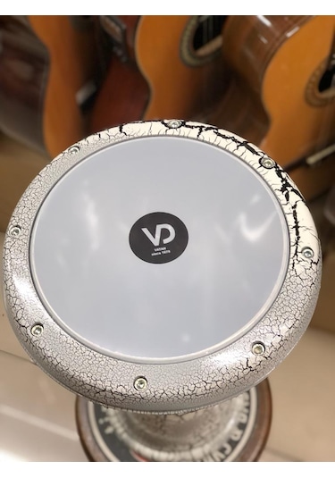 3040 Döküm Beyaz Çatlak Boyalı Darbuka/çömlek