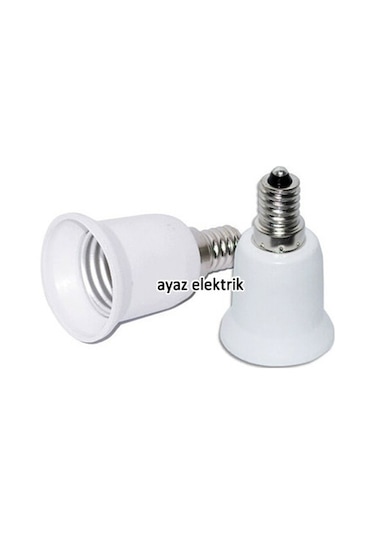 E14 E27 Dönüştürücü Duy. E14 İnce Duyu E27 Normal Duy Yapar