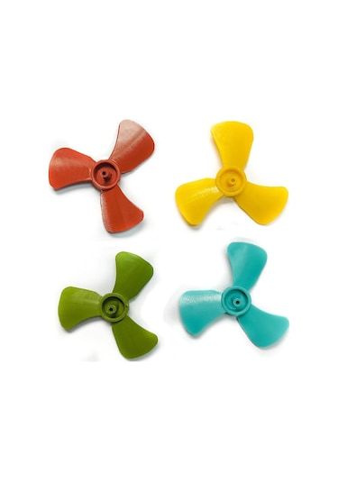 50mm 3 Kanat Oyuncak Pervane Rüzgar Gülü Su Botu Rc Dıy Motor Propeller