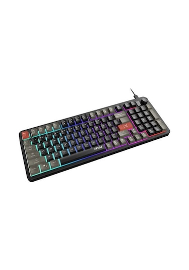 Msı Forge Gk110 Rgb %96 Membrane Switch Kablolu Oyuncu Klavyesi Ckckmsı0010