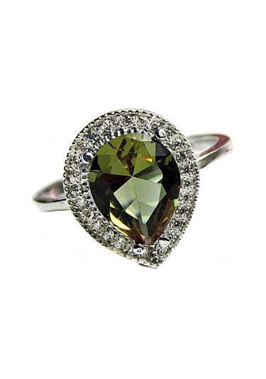 Gümüş Zultanit Damla Taşlı Kadın Yüzük