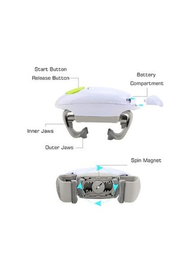 Elektrikli Kavanoz Açacağı Bir Dokunuşlu Handsfree Otomatik Şişe Açacağı Her Boyutta Antik Bronz