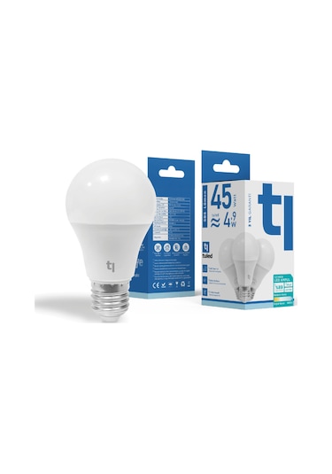 Redeem A60s E27 Led Ampul, Titreşimsiz, Göz Konforu, 585 Lümen, Soğuk Beyaz, 6500 Kelvin