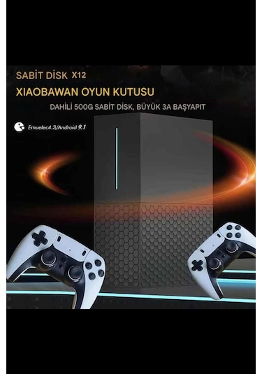 Xg-12 500gb Android Tv+game Cube 4k Hdmı +ethernet 3d Retro Arcade Oyun Konsolu