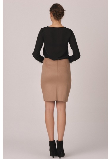 Shahiqa Kadın Suni Süet Etek