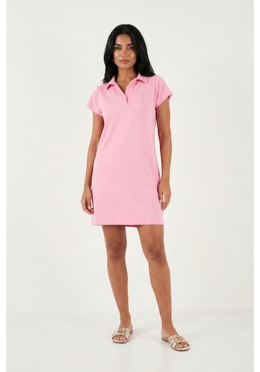 Lela Bayan Elbise 5866153 Pembe Pembe