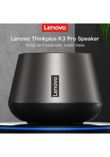 Teltree Lenovo Thinkplus K3 Pro: Hoparlör Bluetooth 5.0, Mikrofonlu Hd Aramalar, Derin Bas, 1200mah Pil, Taşınabilir Mini Ses Cihazı