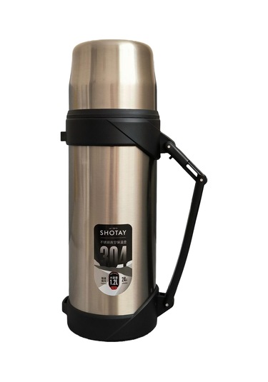 Shotay Adventure 1200ml Outdoor Çelik Termos Gümüş St-8213g