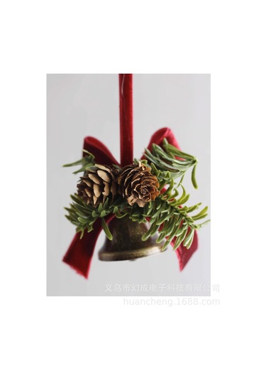 Hyt Noel Ağacı Noel Çanı Askı Süsleri Simülasyon Yeşil Yaratıcı Çanlar