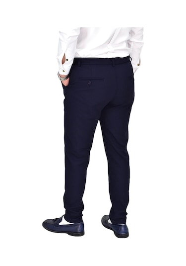 Erkek Beli Lastikli Jogger Pantolon Regular Fit Bgl-st04328 Lacivert