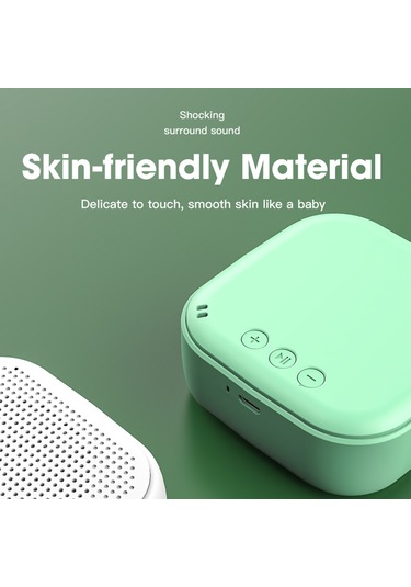 Yunboo M1 Bluetooth 5.0 Hoparlör, 3w Hi-fi Ses, 1000mah Pil, Taşınabilir Dış Mekan Mini Subwoofer, Pembe