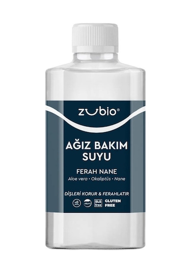 Zubio Ağız Bakım Suyu Ferah Nane 250 Ml