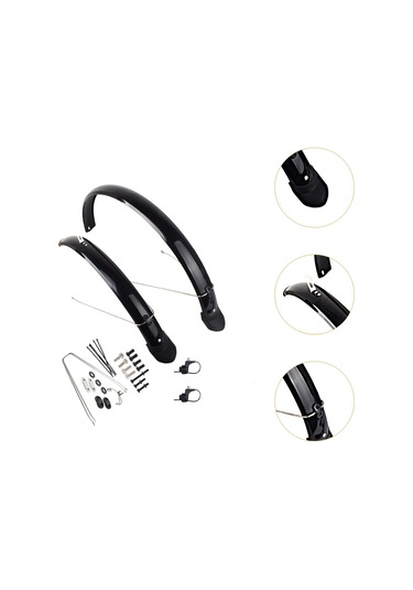 Suntek Dağ Bisikleti Çamurluk Seti Accs Katlanır Bisikletler 27,5 İnç Parlak Çok Renkli