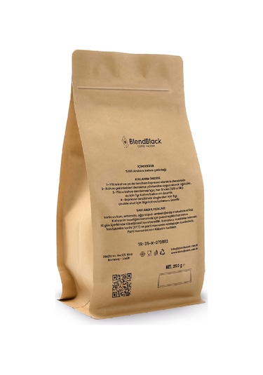 Blendblack Kafeinsiz Filtre Kahve 250 G Öğütülmüş