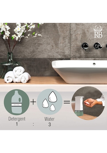 Yal Belinda Otomatik Sıvı Sabunluk No Touch Sensörlü Şeffaf
