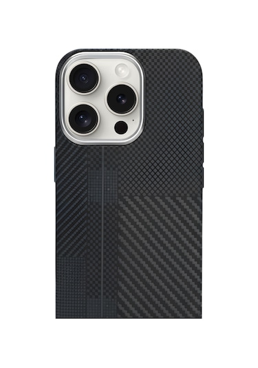 Aether Carbon Apple Uyumlu iPhone 15 Magsafe Karbon Kılıf Shadow Matrix Shadow Matrix