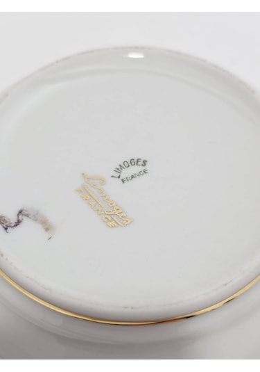 Limoges Aşıklar Desenli Porselen Kapaklı Kutu
