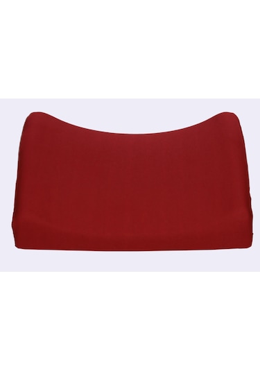 Rahatsan Bordo Visco Ortopedik Bel Yastığı Sırt Destek Minderi