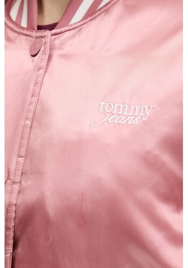 Tommy Jeans Tjw Scrıpt Varsıty Jacket Kadın Pembe Ceket Dw0dw20960tı0 Pembe