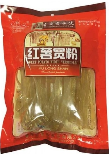 Yu Long Shan TatlI Patates Geniş Eriştesi ( Sweet Potato Width Ve