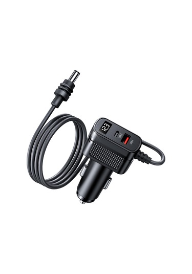 Yunboo Starlink Mini Araç Adaptörü, 12v-24v Usb-c/a Çift Portlu Şarj Cihazı, 3'lü Besleme Kablosu, 3 Metre Su Geçirmez Led Voltaj Göstergeli Erişimoryası