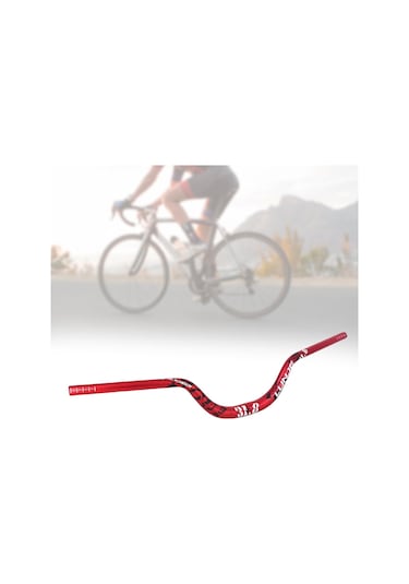 Suntek Dağ Bisikleti Gidon Dh Bisiklet 31.8Mm Kırmızı-720Mm Kırmızı