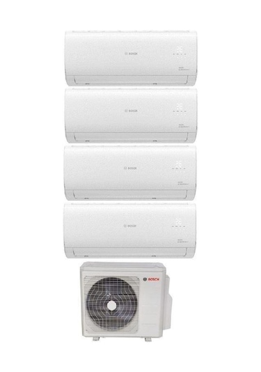 Bosch Multi Split İnverter Klima 42000 Btu 1 Dış + 4 İç Ünite 9000 + 9000 + 9000 + 18000 Btu