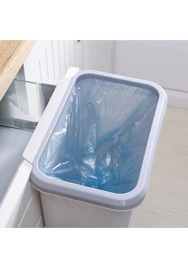 Tongxida İtmeeli Gri Duvara Monteli Plastik Sıhhi Çöp Kutusu, Mutfak Sınıflandırılmış Asılı Gri