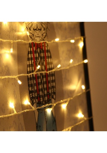 Yılbaşı Gün Işığı Led Işık 100 Led 10 Metre Çok Renkli