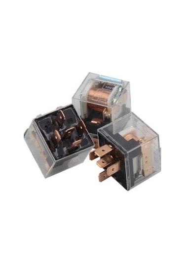 Mini Röle Şeffaf 5 Uçlu 24v 40 Amper