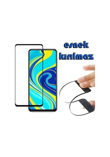 Xiaomi Redmi Note 9S/Pro Zore Fiber Nano Ekran Koruyucu Siyah