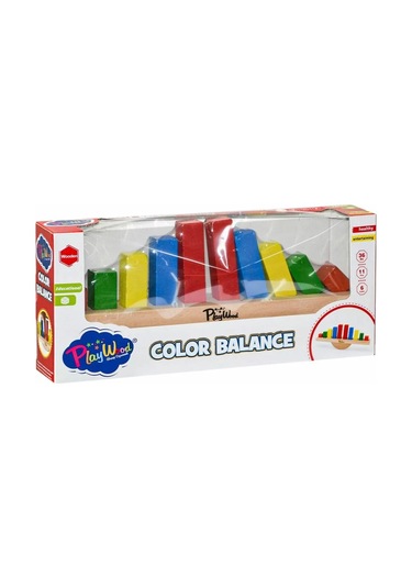 Playwood Ahşap Renkli Balans Oyunu